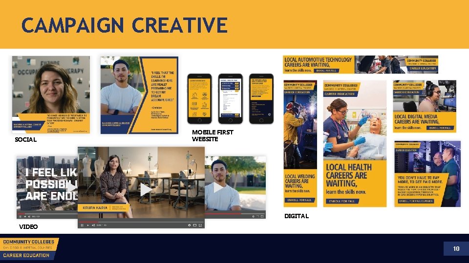 CAMPAIGN CREATIVE SOCIAL MOBILE FIRST WEBSITE DIGITAL VIDEO 10 