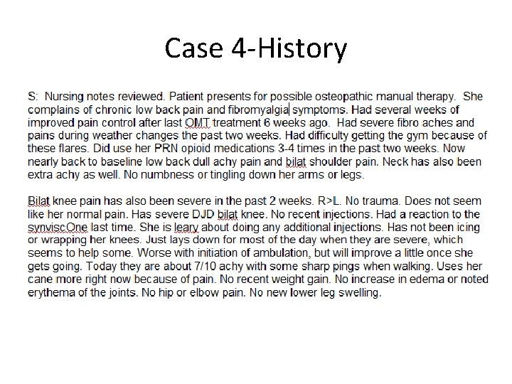 Case 4 -History 