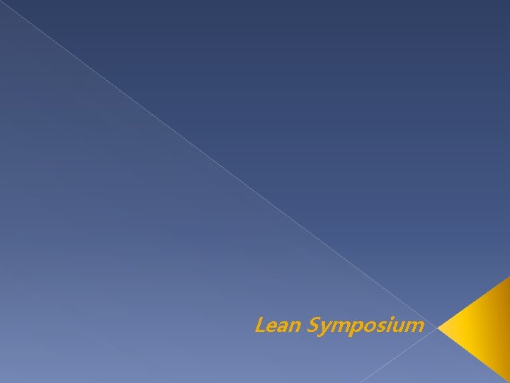 Lean Symposium 