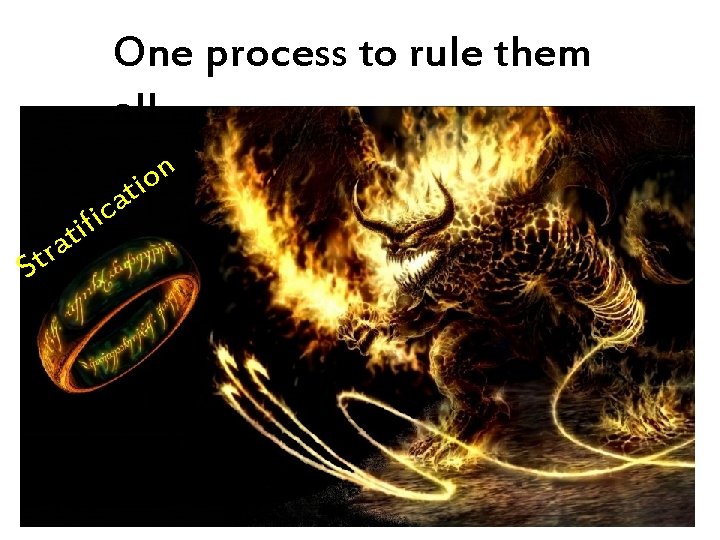 One process to rule them all. . . n o ti St a c