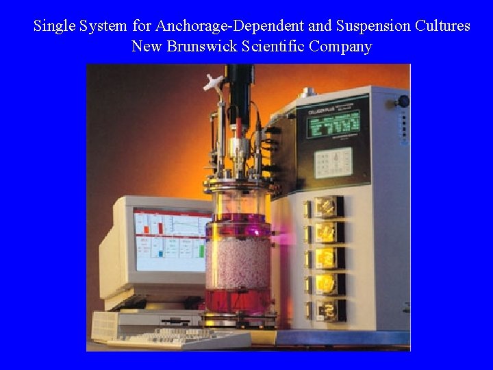 Single System for Anchorage-Dependent and Suspension Cultures New Brunswick Scientific Company 
