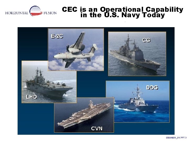 CEC is an Operational Capability in the U. S. Navy Today 0300480 B_UK. PPT-3