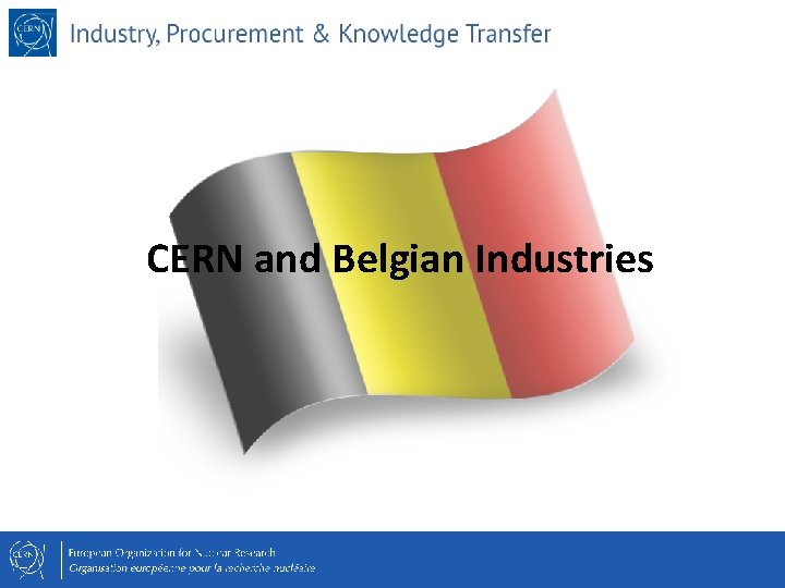 CERN and Belgian Industries 