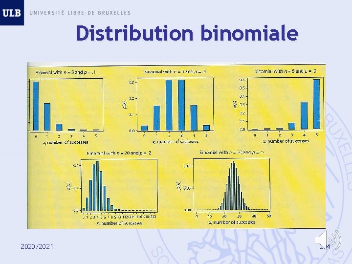 Distribution binomiale 2020/2021 204 