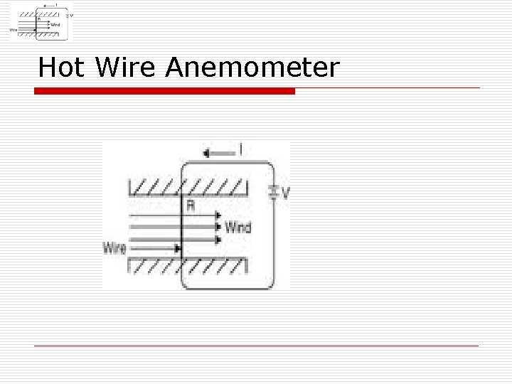 Hot Wire Anemometer 