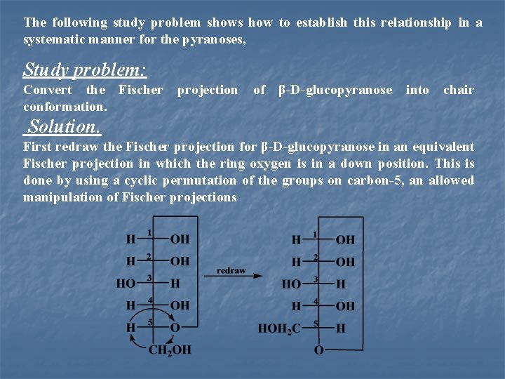 The following study problem shows how to establish this relationship in a systematic manner