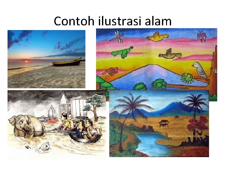 Contoh ilustrasi alam 