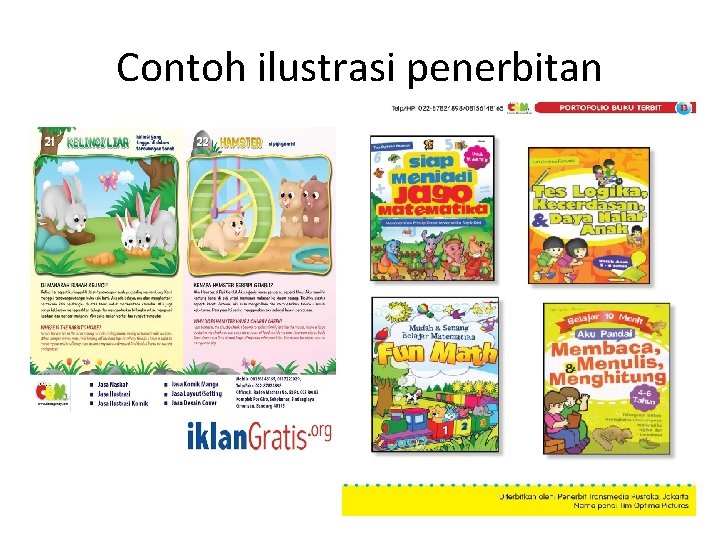 Contoh ilustrasi penerbitan 