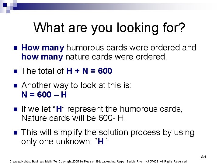 What are you looking for? n How many humorous cards were ordered and how
