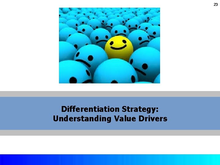 23 Differentiation Strategy: Understanding Value Drivers Copyright © 2017 by Mc. Graw-Hill Education. This