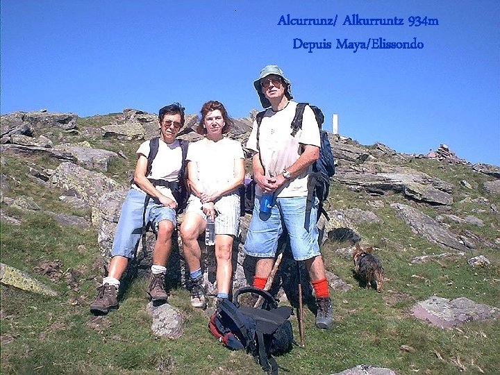 Alcurrunz/ Alkurruntz 934 m Depuis Maya/Elissondo 