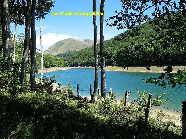 Lac d’Irabia Urtegia 820 m 
