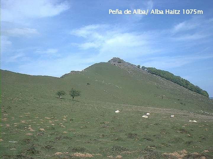 Peña de Alba/ Alba Haitz 1075 m 