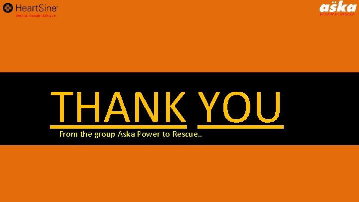 THANK YOU From the group Aska Power to Rescue. . 