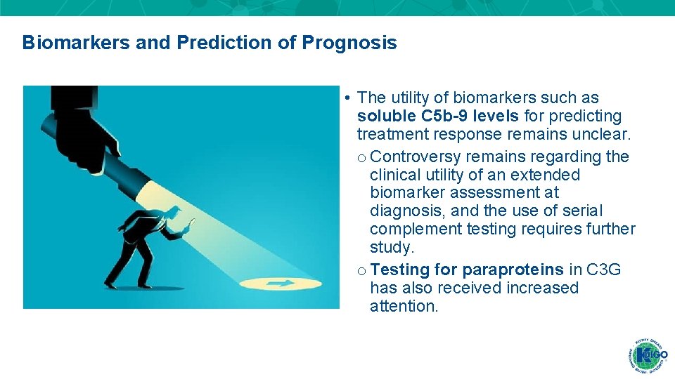 Biomarkers and Prediction of Prognosis • The utility of biomarkers such as soluble C