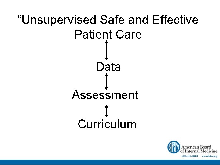 “Unsupervised Safe and Effective Patient Care Data Assessment Curriculum 