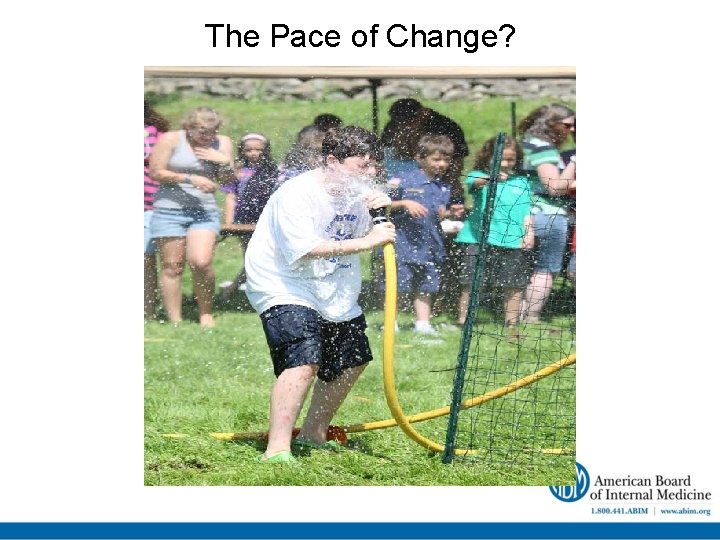 The Pace of Change? 