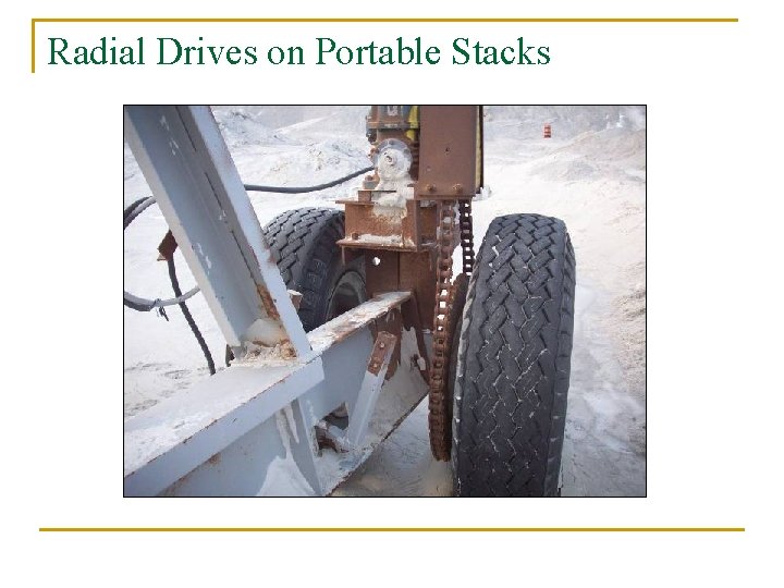 Radial Drives on Portable Stacks 
