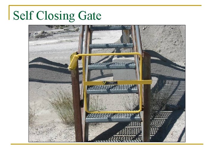 Self Closing Gate 