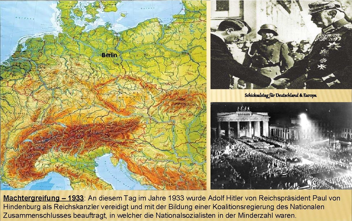 Berlin Schicksalstag für Deutschland & Europa Machtergreifung – 1933: An diesem Tag im Jahre