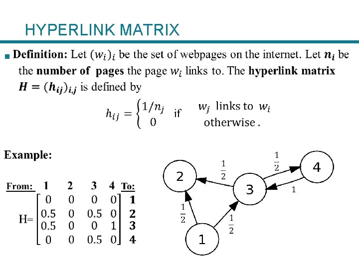 HYPERLINK MATRIX § 