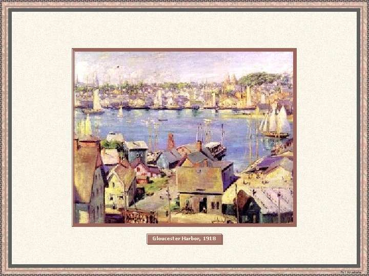 Gloucester Harbor, 1918 Por Anabela 