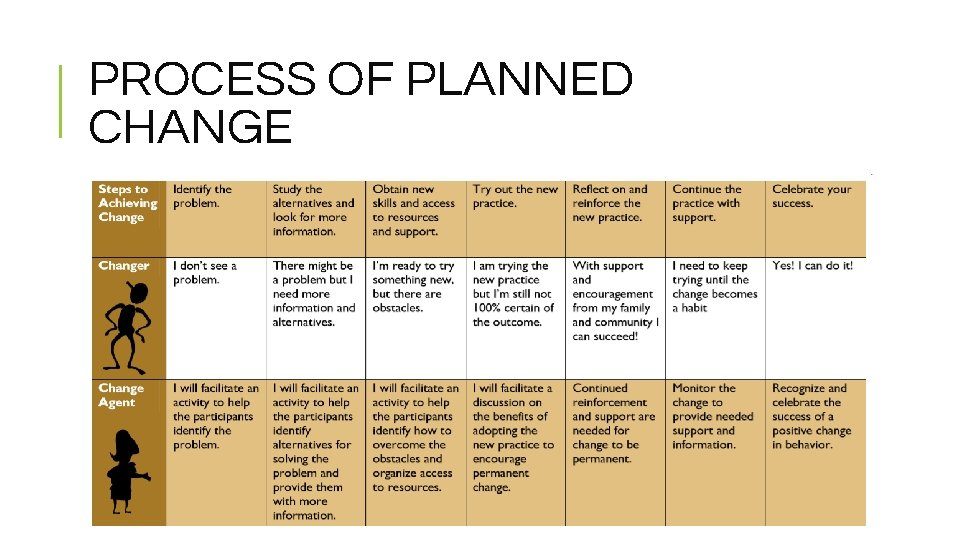 PROCESS OF PLANNED CHANGE 