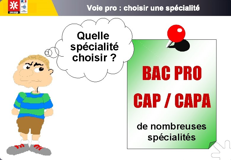 Quelle spécialité choisir ? BAC PRO CAP / CAPA de nombreuses spécialités 