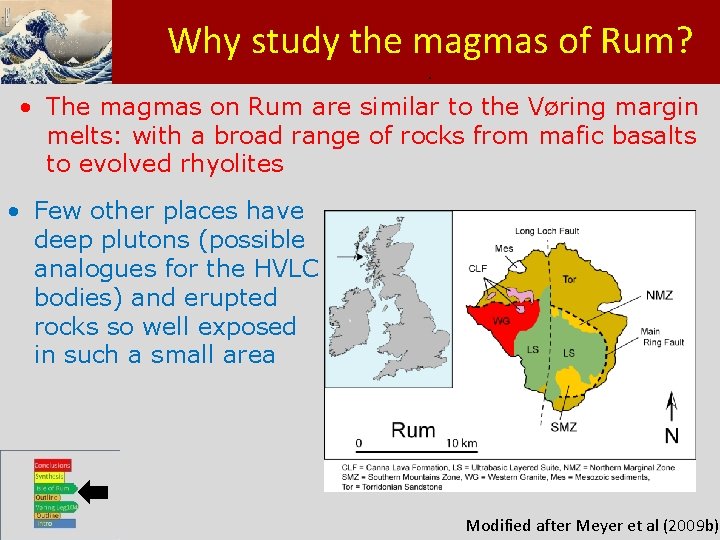 Klik om het opmaakprofiel te Why study the magmas of Rum? bewerken. • The