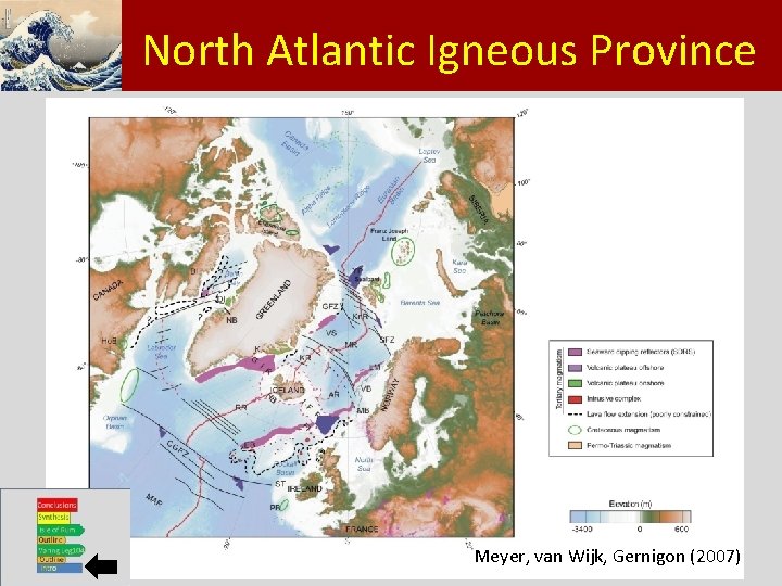 Klik om het opmaakprofiel te North Atlantic Igneous Province bewerken • Klik om de