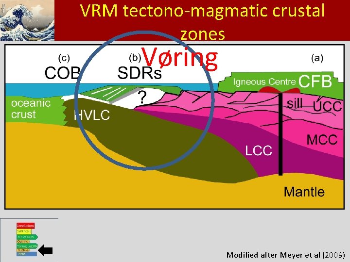 Klik om het opmaakprofiel te VRM tectono-magmatic crustal zones bewerken Vøring • Klik om