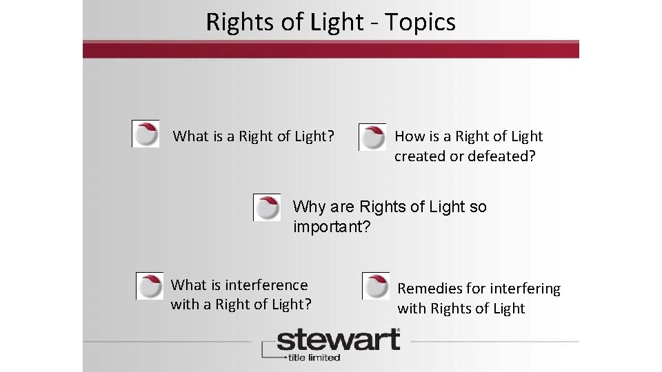 Rights of Light - Topics What is a Right of Light? How is a