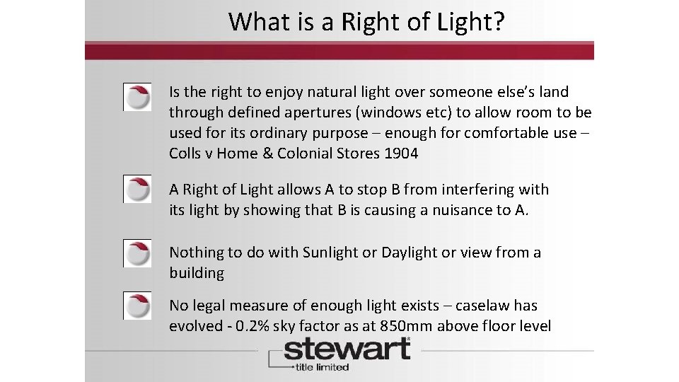 What is a Right of Light? Is the right to enjoy natural light over