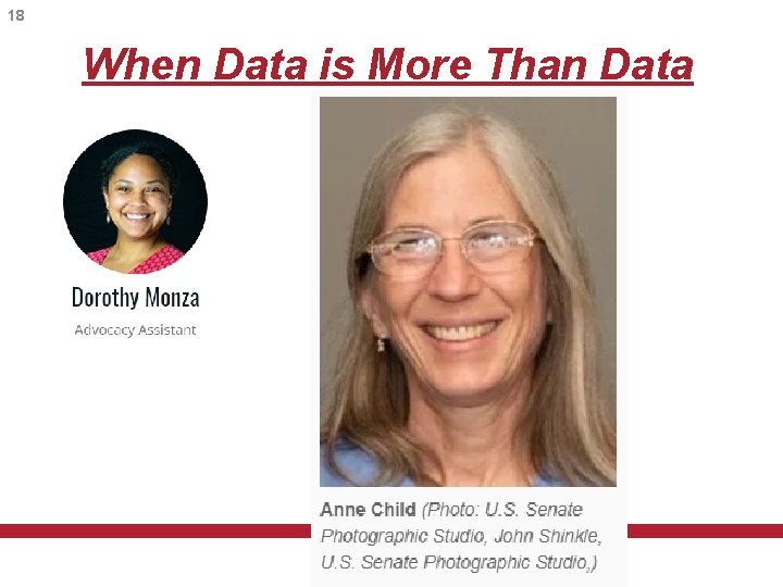 18 When Data is More Than Data 