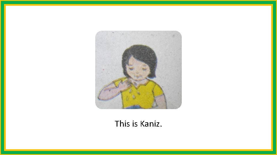 This is Kaniz. 