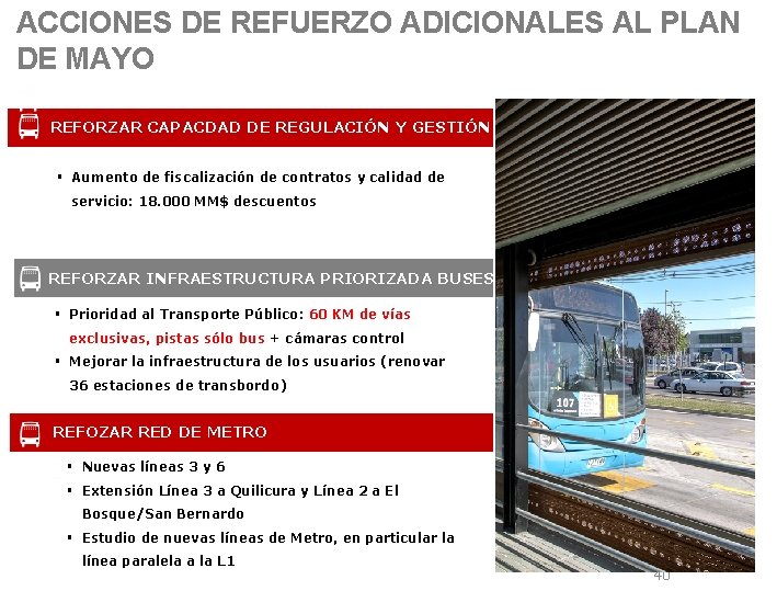 ACCIONES DE REFUERZO ADICIONALES AL PLAN DE MAYO REFORZAR CAPACDAD DE REGULACIÓN Y GESTIÓN