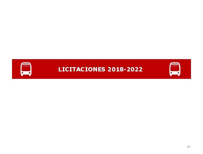 LICITACIONES 2018 -2022 41 