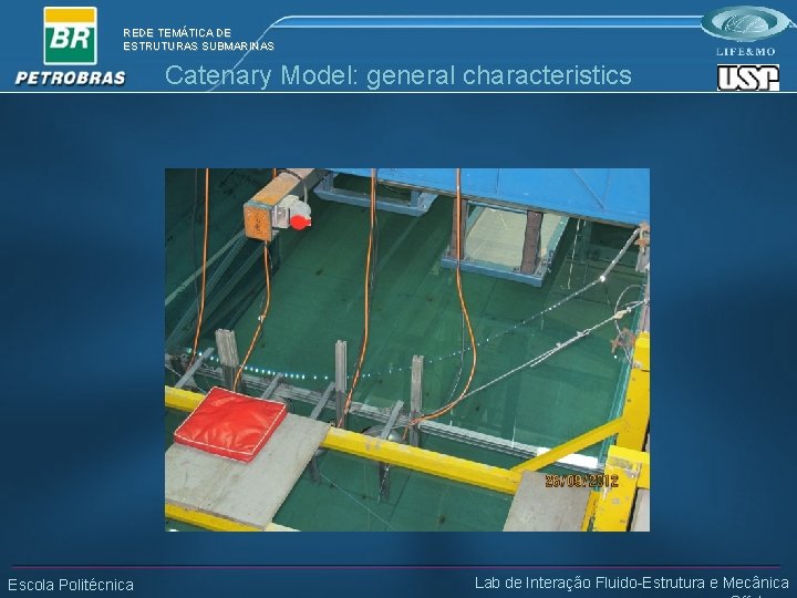 REDE TEMÁTICA DE ESTRUTURAS SUBMARINAS Catenary Model: general characteristics Escola Politécnica Lab de Interação