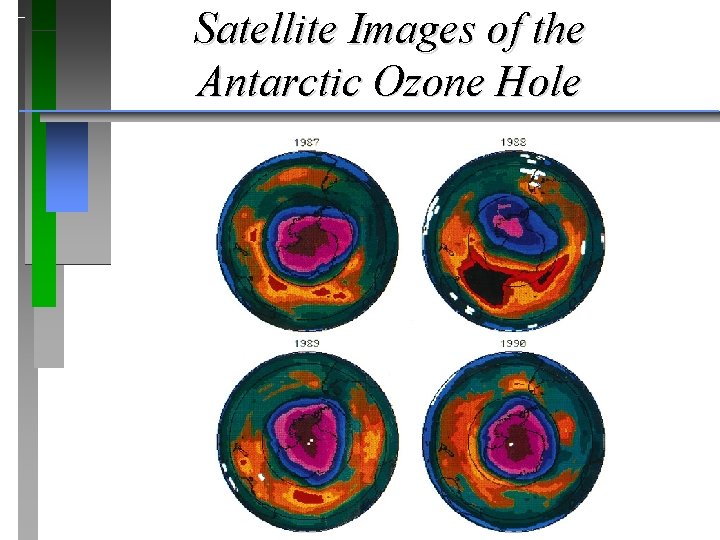 Satellite Images of the Antarctic Ozone Hole 