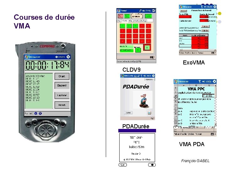 Courses de durée VMA Exo. VMA CLDV 9 PDADurée VMA PDA François GABEL 