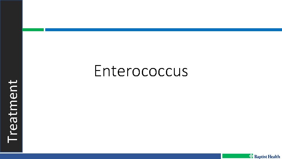 Treatment Enterococcus 