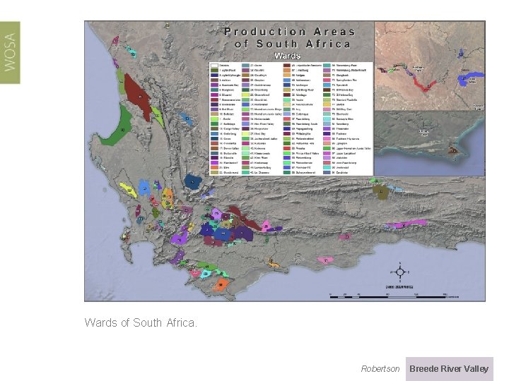 Wards of South Africa. Robertson Breede River Valley 