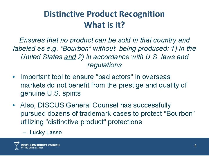Distinctive Product Recognition What is it? Ensures that no product can be sold in