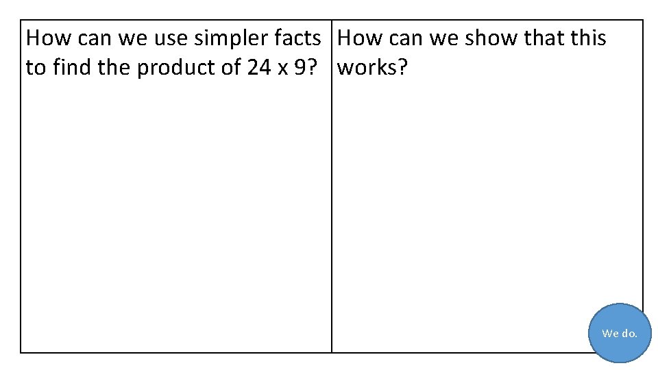 How can we use simpler facts How can we show that this to find