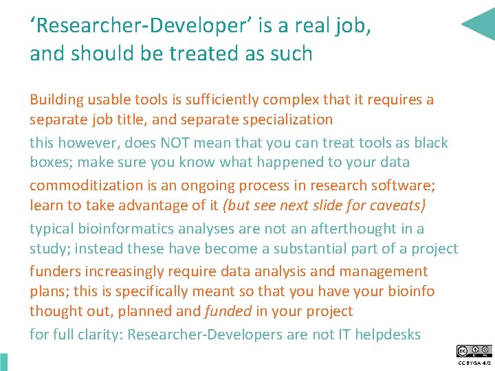‘Researcher-Developer’ is a real job, and should be treated as such Building usable tools