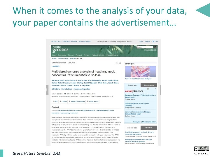 When it comes to the analysis of your data, your paper contains the advertisement…