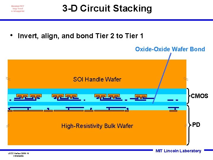 3 -D Circuit Stacking • Invert, align, and bond Tier 2 to Tier 1