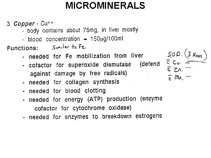 MICROMINERALS 