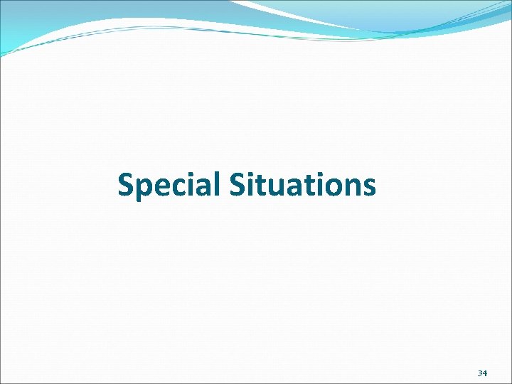 Special Situations 34 