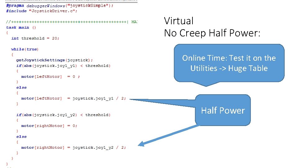 Virtual No Creep Half Power: Online Time: Test it on the Utilities -> Huge Virtual No Creep Half Power: Online Time: Test it on the Utilities -> Huge